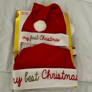 Mommy and me Christmas hats